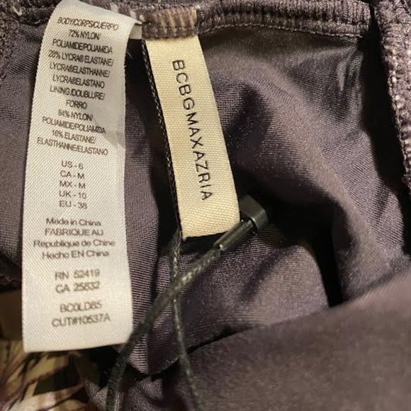 NWT BCBGMAXAZRIA High Neck Ruffle Halter Bra Bikini Swimsuit Top Floral print - Picture 5 of 5